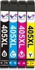4x für Epson 405 Druckerpatronen 405XL Multipack WF-3820 Produktbild-Vorschau 1