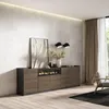 Sideboard, Highboard, 260x37x80cm, 5 Türen, Elektrokamin., Produktbild-Vorschau 2