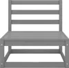 8-tlg. Garten-Lounge-Set Grau Kiefer Massivholz Produktbild-Vorschau 7