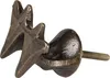 Clayre & Eef Türknauf 4x4 cm Braun Eisen Produktbild-Vorschau 2