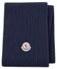 Moncler Kaschmir Schal in Dunkelblau Uni Produktbild-Vorschau 5