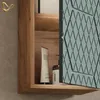 Badschrank Livinity Ronco Grün/Goldkraft Eiche 30 x 59 cm 2 Produktbild-Vorschau 6