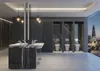 A modern, luxurious bathroom with a city view. Anteprima dell’immagine prodotto