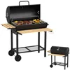 Zilan Holzkohlegrill mit Deckel und Thermometer, Große Produktbild-Vorschau 1