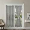 Türvorhang Voile Vorhang Transparente Gardinen Produktbild-Vorschau 1