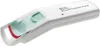 A white heated eyelash curler with green and red accents is shown against a white background. Produktbild-Vorschau