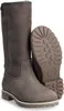 A pair of gray winter boots with brown soles, shown against a white background. Produktbild-Vorschau