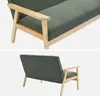 sweeek - Divano a 2 posti con rivestimento in velluto a Anteprima dell’immagine prodotto 3