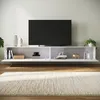 SONNI TV-Schränke weiß Hochglanz hängend holz 200 x 40 x Produktbild-Vorschau 3