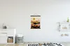 MuchoWow® Textilposter Blumen - Gold - Marmor 60x80 cm mit Produktbild-Vorschau 2