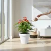 Fioriera in plastica M rotonda Ø 38 cm - bianca - Fioriera Anteprima dell’immagine prodotto 8