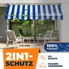 KESSER® Klemmmarkise mit Handkurbel Balkon, Balkonmarkise Produktbild-Vorschau 4