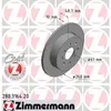 2 Zimmermann Bremsscheiben 259mm hinten für Honda Civic VI Produktbild-Vorschau 2
