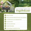 PATKAR Vogelhaus Futterhaus für Vögel mit Ständer aus Produktbild-Vorschau 8