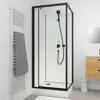 Cabine de douche carrée 80x80x200 cm - Porte pivotante - Voir les images du produit 2