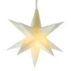 3D Weihnachtsstern 12 cm mit Timer - weiß - Deko Produktbild-Vorschau 1