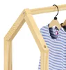 Kinderzimmer Kommode AMIRA mit Kleiderstange in Hausform - Produktbild-Vorschau 3