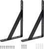 2 Stück Regalträger,150 x 95 x 15 mm,Schwarz Schwerlast Produktbild-Vorschau 1