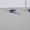 A close-up view of a magnetic cabinet door catch mechanism attached to the underside of a white cabinet. Produktbild-Vorschau