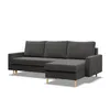 BLANK - Links Ecksofa mit Schlaffunktion, Wendekissen, Produktbild-Vorschau 2