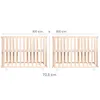 Roba 0246NAV190 Laufgitter 100x100 Little Stars  Buche Produktbild-Vorschau 5