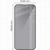 2x Gehärtetes Glas mit Privatschutzfilter für iPhone 15 Pro Produktbild-Vorschau 2