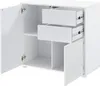 Sideboard 'Paarl' 74x79x36 cm Weiß, matt Produktbild-Vorschau 3