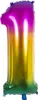Folienballon 1 rainbow 86 cm Produktbild-Vorschau 1