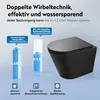 doporro Wand WC Design WC schwarz matt inkl. Softclose Produktbild-Vorschau 2