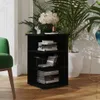 vidaXL Étagère d'appoint noire 35x35x55 cm Bois composite Voir les images du produit 10