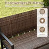 COSTWAY, panchina da giardino resistente alle intemperie, Anteprima dell’immagine prodotto 7