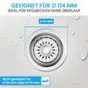 Bächlein Ablaufgarnitur Pop Up ohne Überlauf für die Spüle Produktbild-Vorschau 2