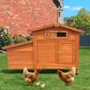 Gallinero elevado sobre pilares, nido de huevos de madera, Vista previa de la imagen del producto 1