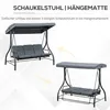 Schaukelbank. Hollywoodschaukel mit Sonnenschutz. Produktbild-Vorschau 7