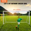VEVOR profesionálna futbalová bránka 1 ks 371 x 121,5 x 183 Náhľad obrázku produktu 2