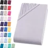 Jersey Spannbettlaken 140-160x200 cm Spannbettuch 100% Produktbild-Vorschau 1