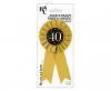 Kotylion, 40 jaar, goud-zwart, Beauty&Charm, 8 cm Productafbeelding-voorbeeld 3