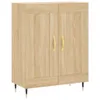 vidaXL Deska wysoka dąb sonoma 69,5x34x180 cm Materiał Podgląd zdjęcia produktu 6