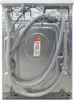 The back of a washing machine showing hoses and internal components. Produktbild-Vorschau