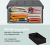 A storage bench with folded blankets inside, and a separate storage box shown below. Náhľad obrázku produktu