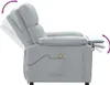 Side view of a recliner chair with adjustable backrest and footrest. Anteprima dell’immagine prodotto