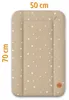 Wickelauflage wasserdicht 70 x 50 cm abwischbar Baby Beige Produktbild-Vorschau 2