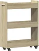 Skříňka s kolečky Sonoma dub 60x22x79 cm materiál na bázi Náhled obrázku produktu 7
