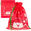 Sacchetto regalo di Natale Sacchetto regalo rosso grande Anteprima dell’immagine prodotto 1