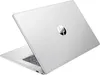 A silver HP laptop is shown from a slightly elevated rear-diagonal angle, with the lid open. Produktbild-Vorschau