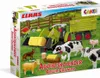 A box for a toy advent calendar with a farm scene illustration. Produktbild-Vorschau