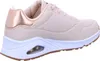 A side view of a single pink Skechers sneaker. Produktbild-Vorschau