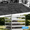 Wiltec Composteur de jardin en métal – 100 x 90 x 90 cm – Voir les images du produit 7