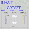 Befestigungsset für Gardinenschienen 30-teilig (10 Produktbild-Vorschau 2