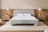 MNUUO Polsterbett COLEA mit Bettkasten Grau 160 x 200 cm Produktbild-Vorschau 4